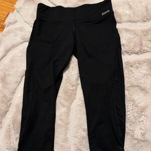 Pink Cropped Yoga Leggings